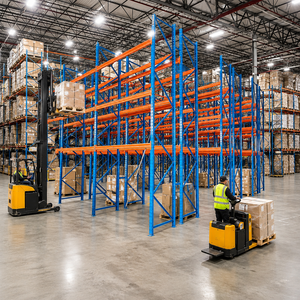 CE Certified Bonded Warehouse Heavy Duty Beam Pallet Rack 1 to 12 Levels