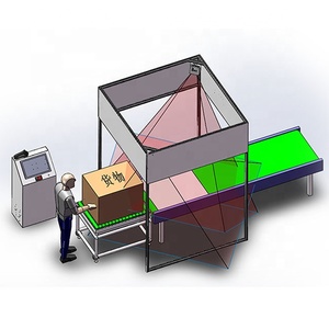 DWS System Parcel Dimensioning Weighing Scanning Warehouse Automation