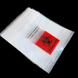 Biohazard Specimen Transport Zipper Bag PE Material